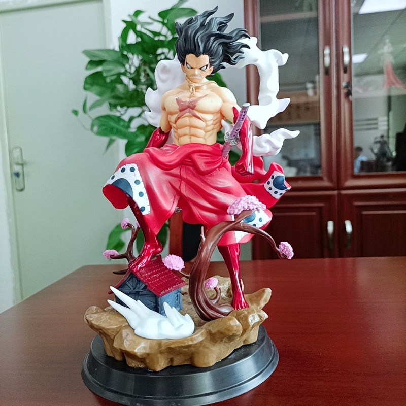 Mô hình One  Piece  - mô hình Luffy Gear 4 snake man 26cm bằng PVC cao cấp