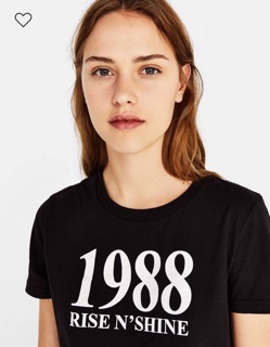 ( có sẵn )Áo phông bershka auth SP10024
