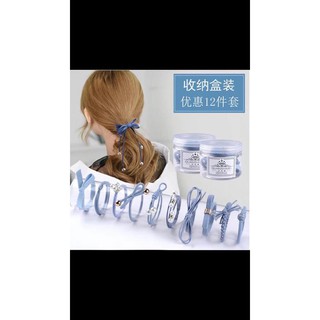 HỘP CHUN BUỘC TÓC 12 MẪU