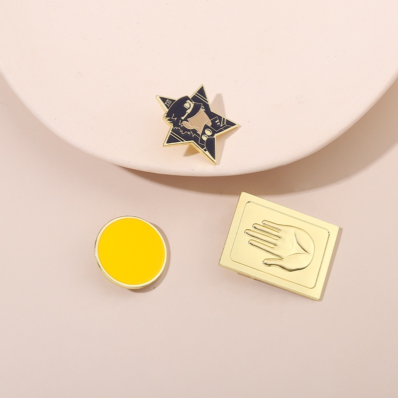 Ghim Cài Áo Bằng Hợp Kim Tráng Men Hình JOJO Adventure Anime