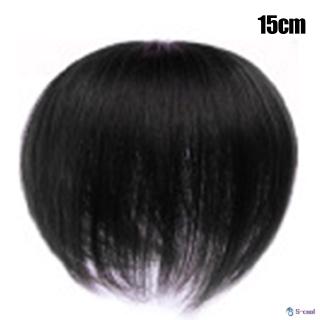 Tóc Giả Ngắn Thẳng Có Mái Che Phủ Tóc Thưa Cho Nam