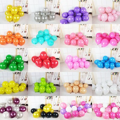 Set 50 Bong Bóng Cao Su Dày 2.8g 12 inch Trang Trí Tiệc Sinh Nhật/Giáng Sinh