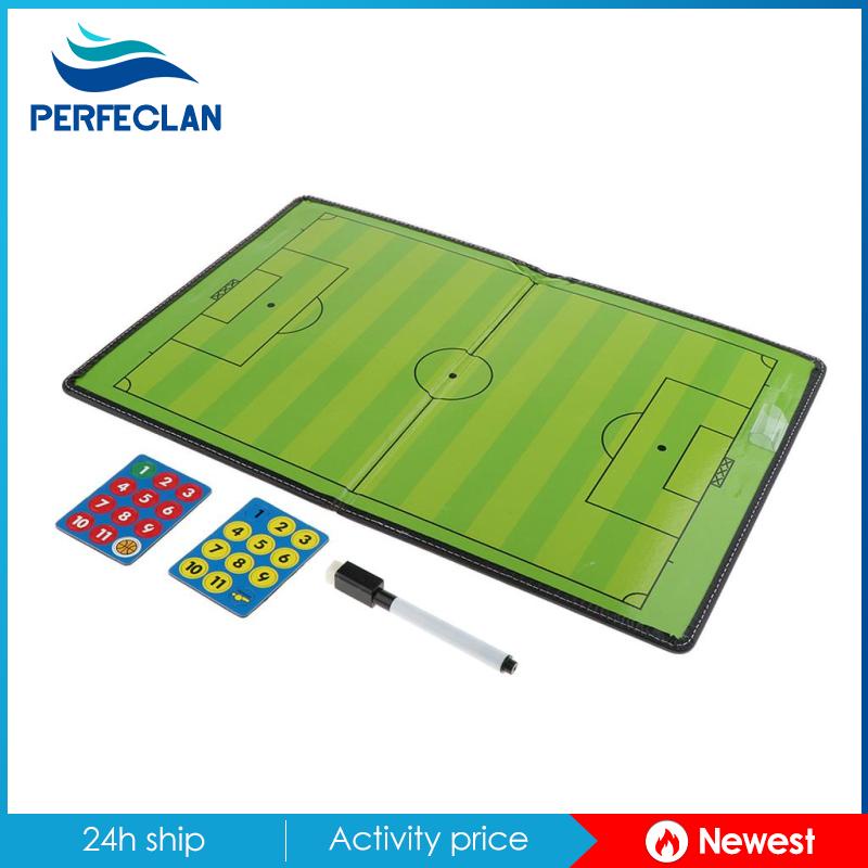 [Perfeclan] Bảng Kẹp Huấn Luyện Chiến Thuật Bóng Đá Có Nam Châm Có Thể Gập Lại