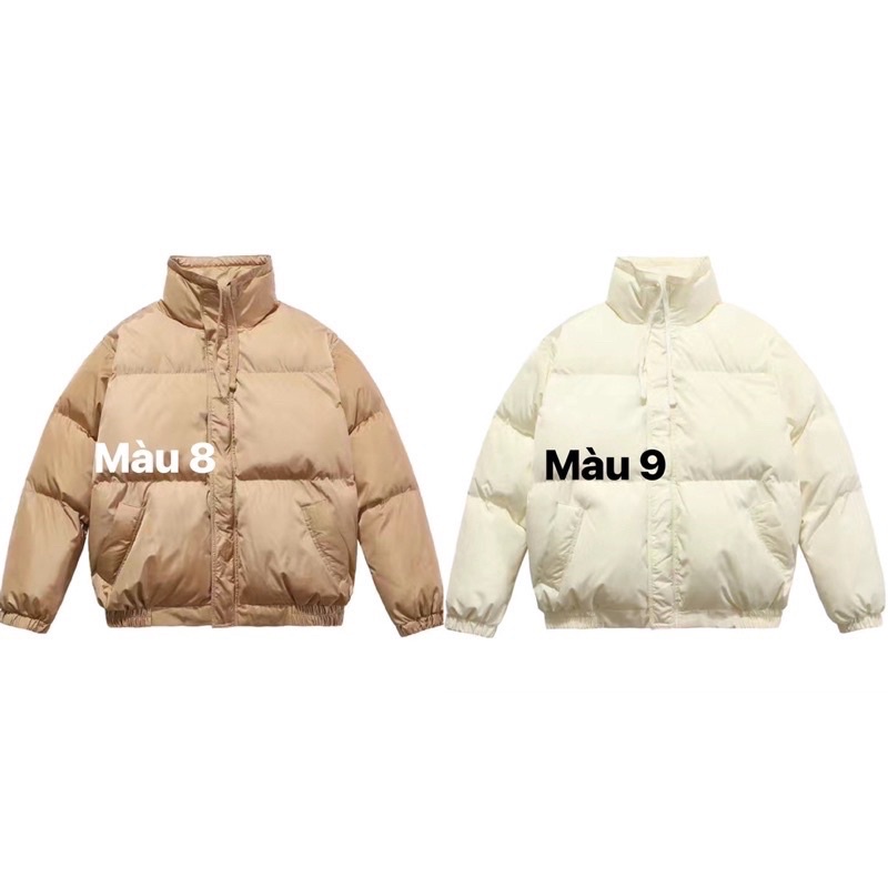 Áo khoác phao 11 màu đa dạng siêu ấm🤎🤎🤎