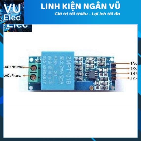 Module Biến Áp ZMPT101B