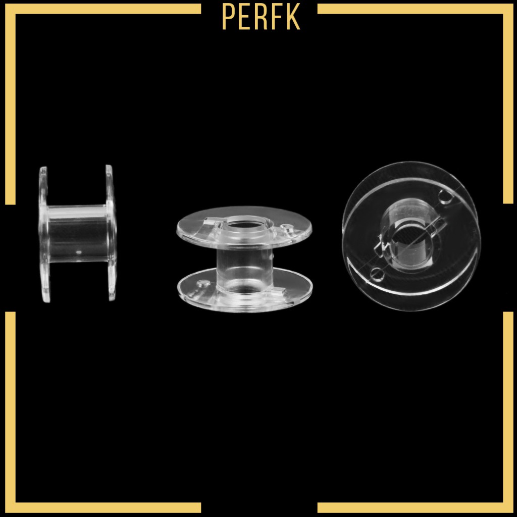 Hộp 25 Cuộn Chỉ Nhựa Trong Suốt Cho Máy May Brother, Janome