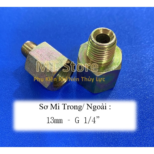 Sơ mi ren -  Nối giảm ren ngoài nhỏ  / ren trong lớn  sắt