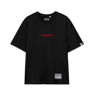 Áo thun International Basic - Ressible [Streetwear/Black-Red]