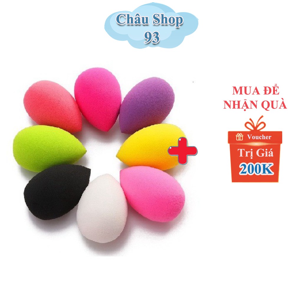 Mút Tán Kem Nền Hình Giọt Nước,Hồ Lô