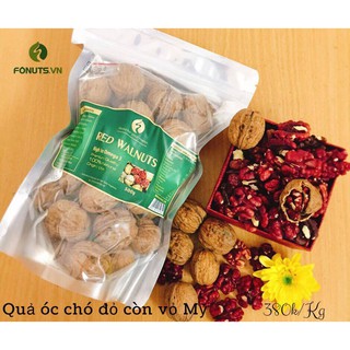 Óc chó đỏ nguyên vỏ Mỹ