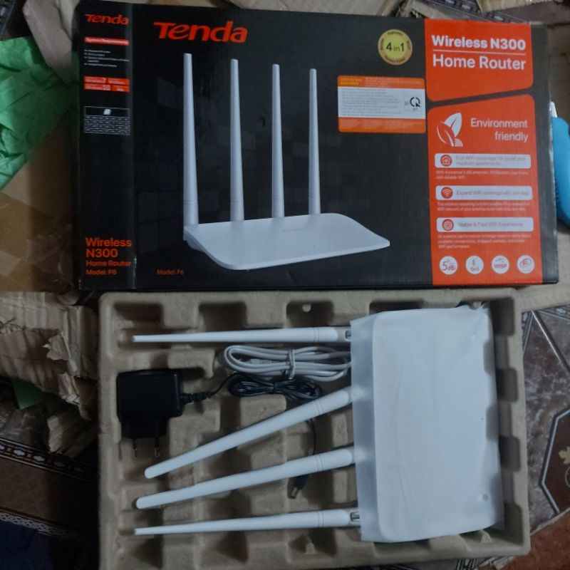 Bộ phát sóng wifi 4 angten (tốt) Tenda chính hãng mới 100% đầy đủ phụ kiện, BỘ PHÁT WIFI Wireless N300 chất lượng cao