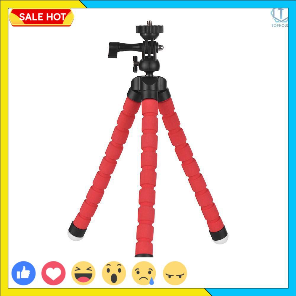 Tripod Bạch Tuộc 3 Chân Để Điện Thoại Để Bàn, Cầm Tay, Tặng Kèm Kẹp Điện Thoại