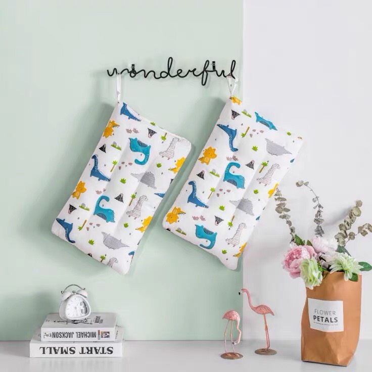 Gối Cho Bé  Gối Massage 3 Rãnh Organic Chống Mỏi Cho Bé Ngủ Ngon