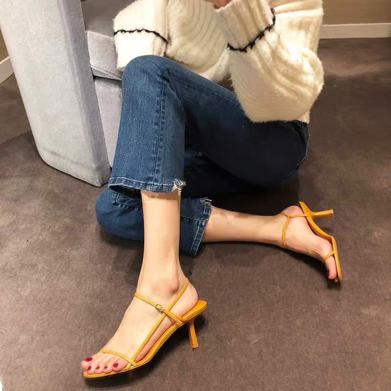 Sandal cao gót 7cm dáng Hàn siêu xinh - s120