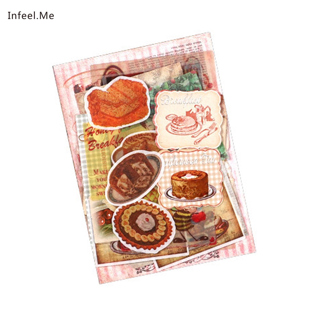 Set 29 Miếng Dán Trang Trí Sổ Lưu Niệm Họa Tiết Hoa Cổ Điển