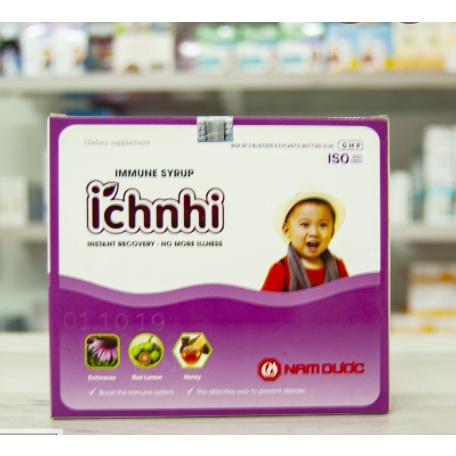 Siro tăng sức đề kháng Ích Nhi, tăng sức đề kháng cho bé khỏe nhanh, ít ốm