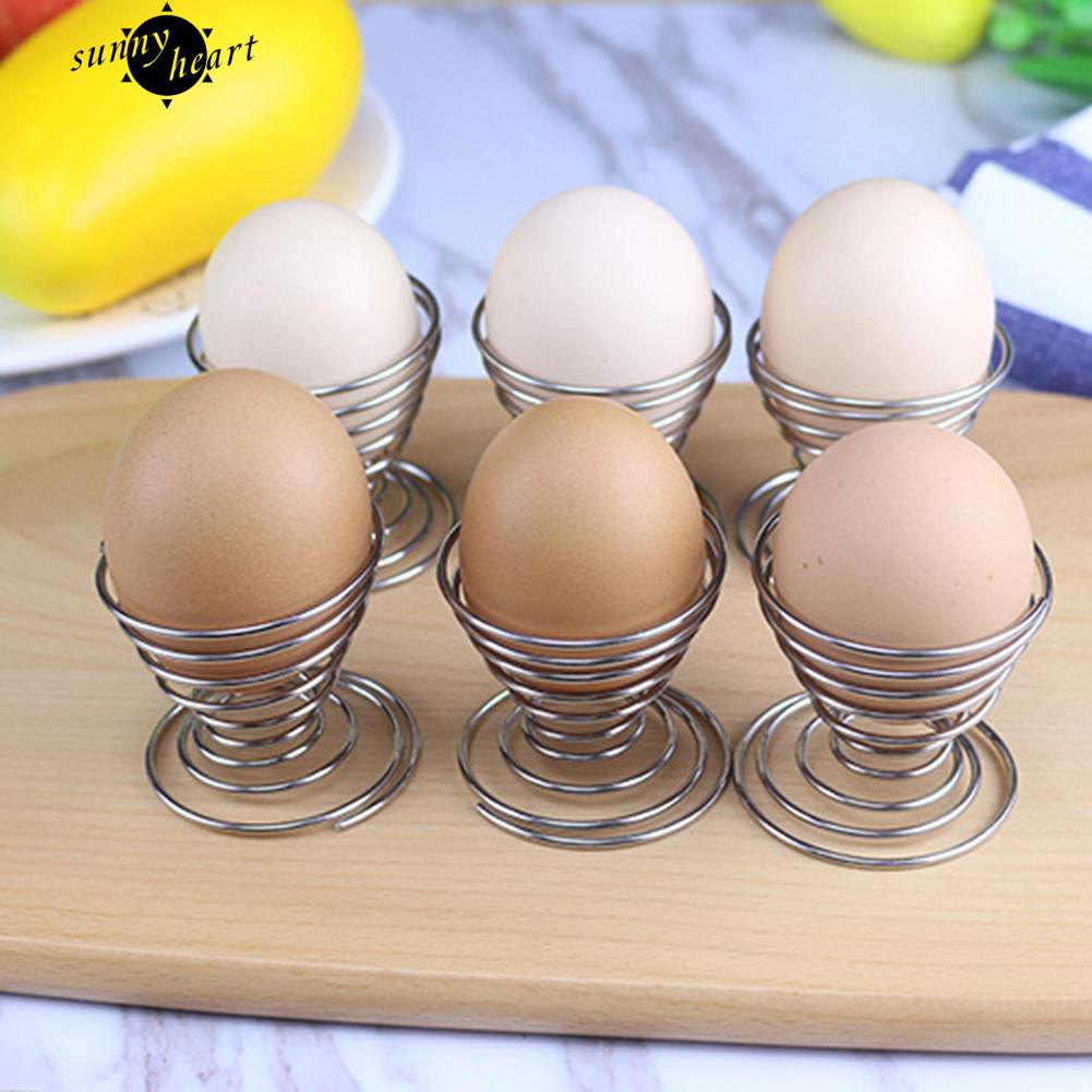 Bộ 2 Đế Kim Loại Đựng Trứng Tiện Dụng