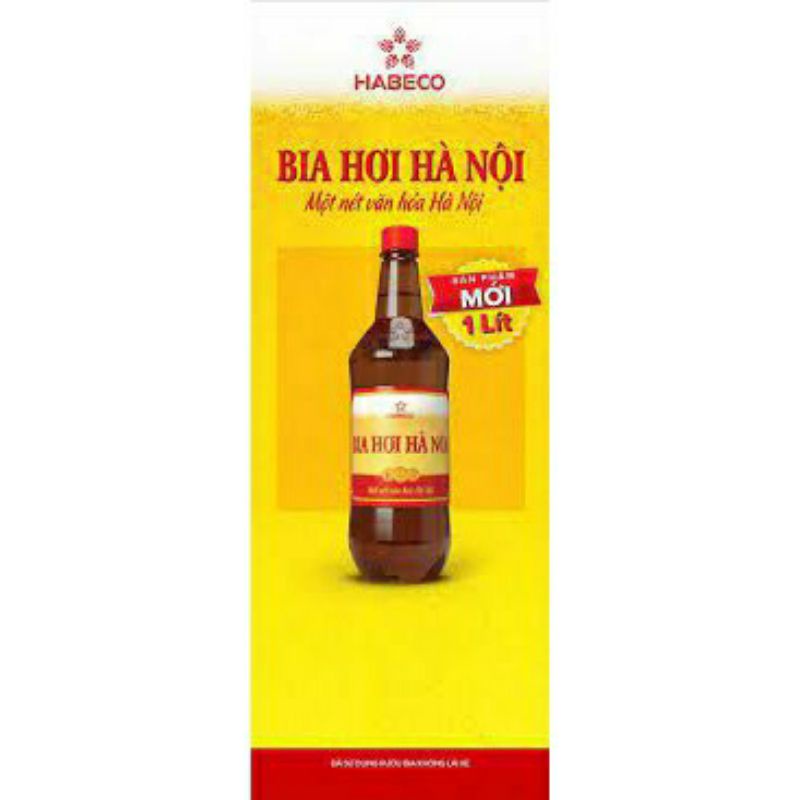 Bia hơi hà nội chai nhựa 1l