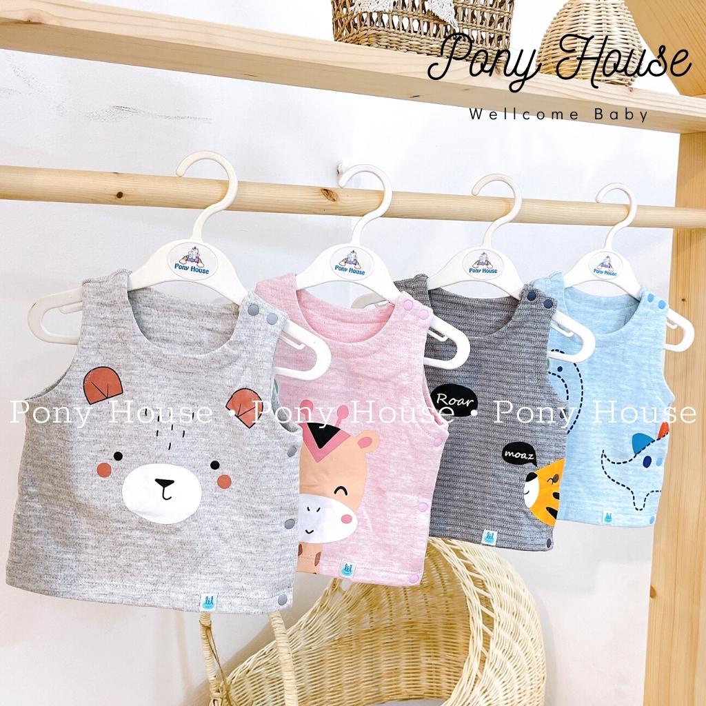 Áo Gile Little Love Nỉ Nhung Dày Dặn Cho Bé Trai, Bé Gái Sơ Sinh (Size 0-3M đến 6-9M ~ 3-8kg)