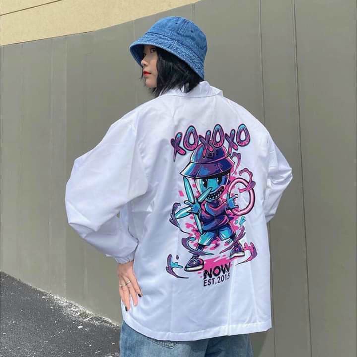 Áo Khoác Dù XO.XO.XO Chống Nắng Cặp Đôi Cho Nữ Cho Nam  Jacket  Unisex Form Rộng Ulzzang - Sumon Shop