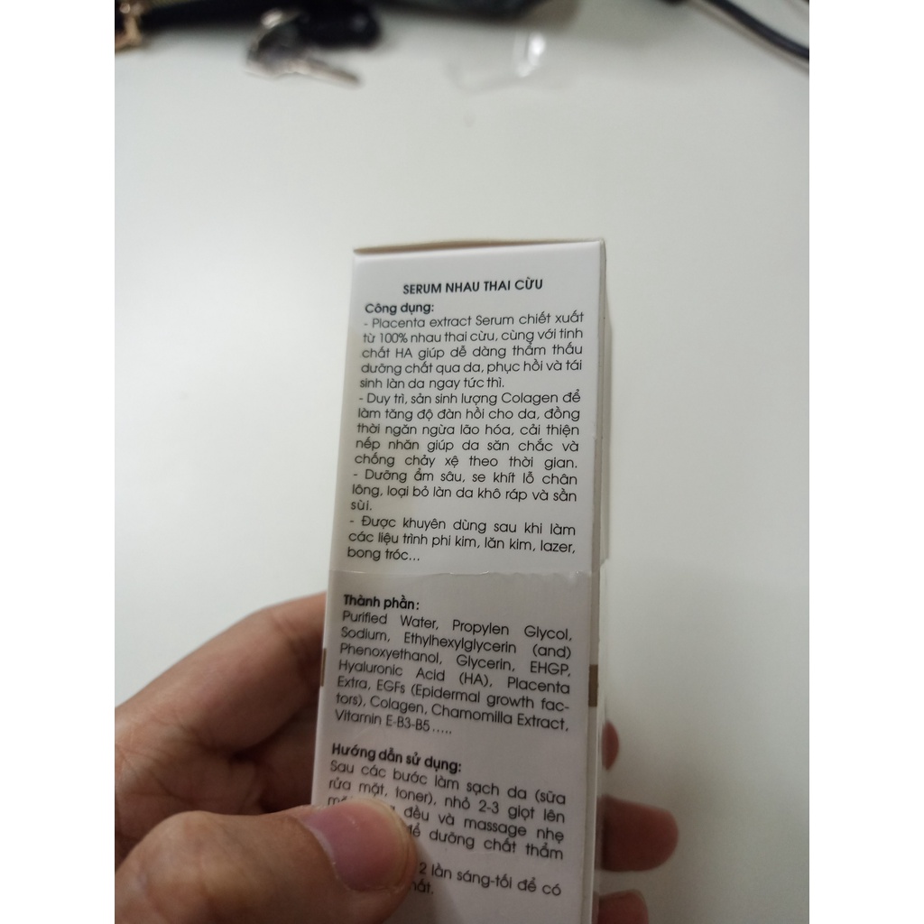 Serum nhau thai cừu giúp tái tạo da Placenta Extract MH beauty Spa 30ml