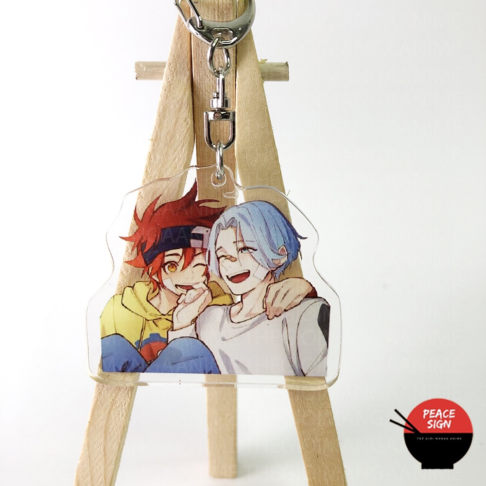 ( Mica trong acrylic ) Móc khóa SK8 The Infinity xinh xắn chibi anime