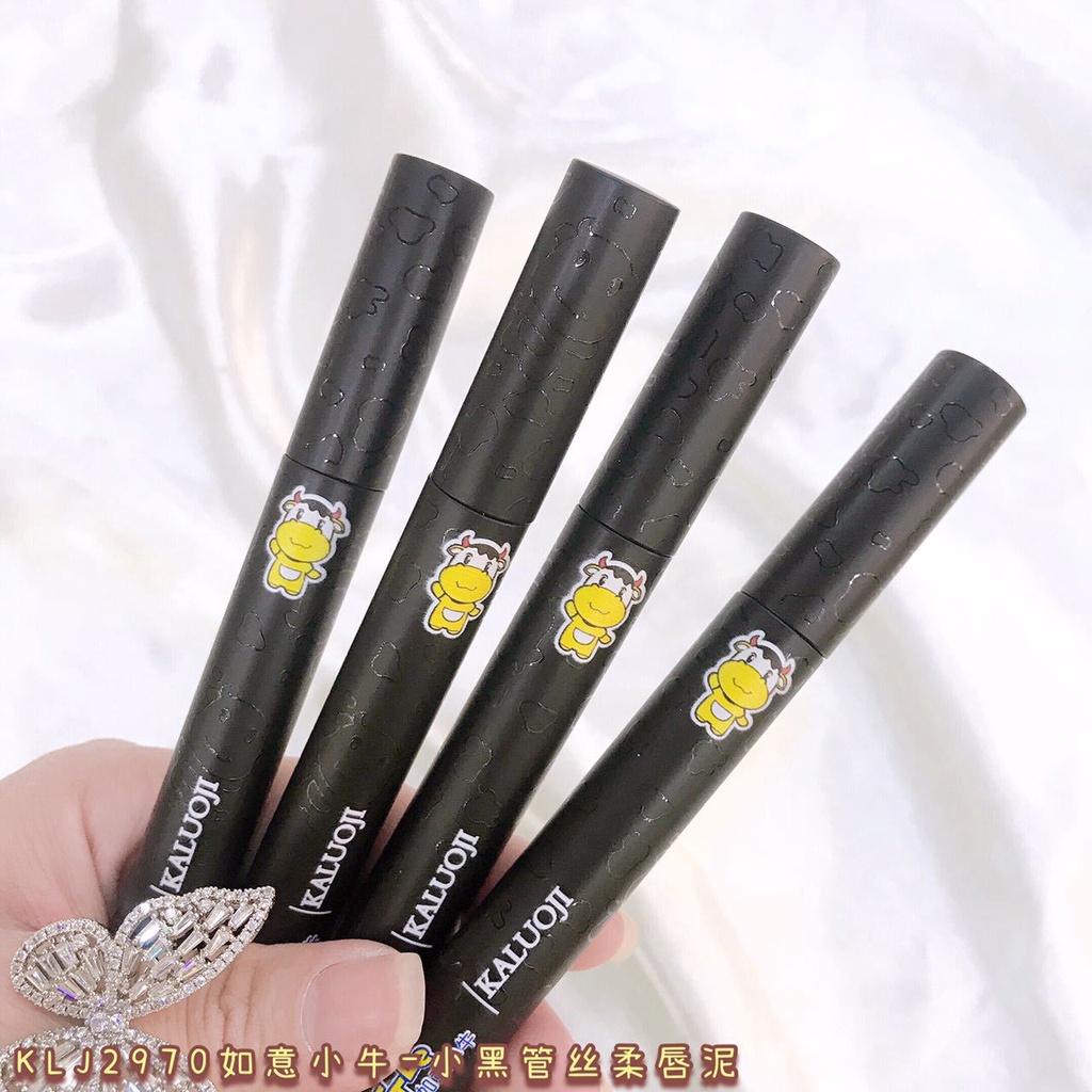 [Hàng mới về] Son kem Kaluoji màu lì chống nước lâu trôi hình chú heo dễ thương cho nữ