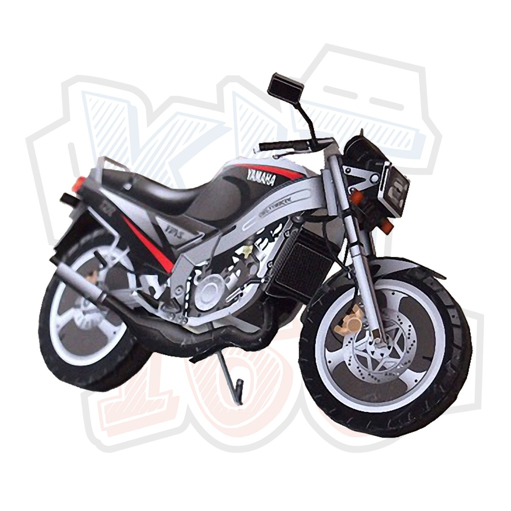 Mô hình giấy Xe máy mô tô Yamaha TZR125