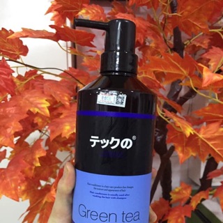 Dầu xả trà xanh gren tea meiki 780ml