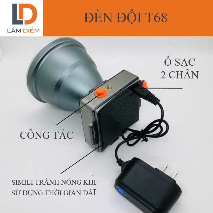 ĐÈN PIN ĐÈN ĐỘI ĐẦU PIN LÂU SIÊU SÁNG 3 CHẾ ĐỘ T6X
