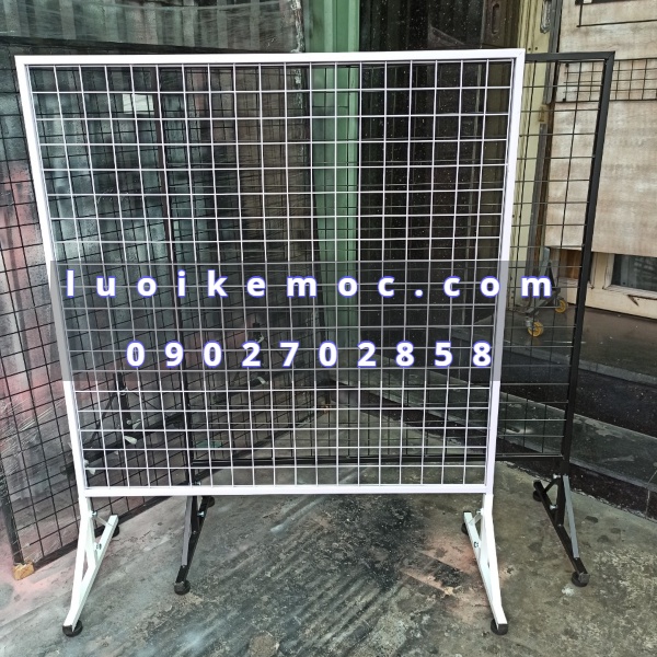 Khung lưới có chân 1m x 1.2m - 2 màu trắng/đen