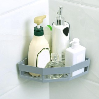 Storage Triangle Corner Drain Shelf Bathroom Storage Rack Container Organizer Shelf