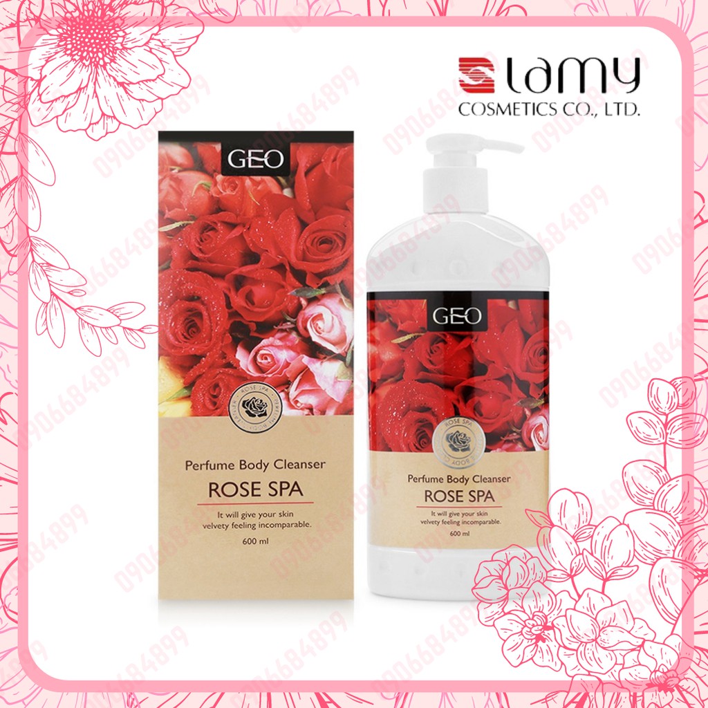 ⭐ SỮA TẮM DƯỠNG DA ⭐ GEO PERFUME BODY CLEANSER - 600ML