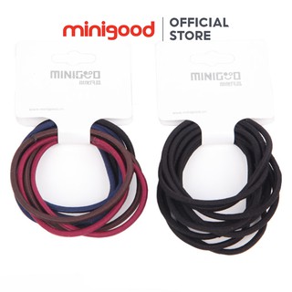 Minigood Cột tóc màu đơn giản (10 cái )