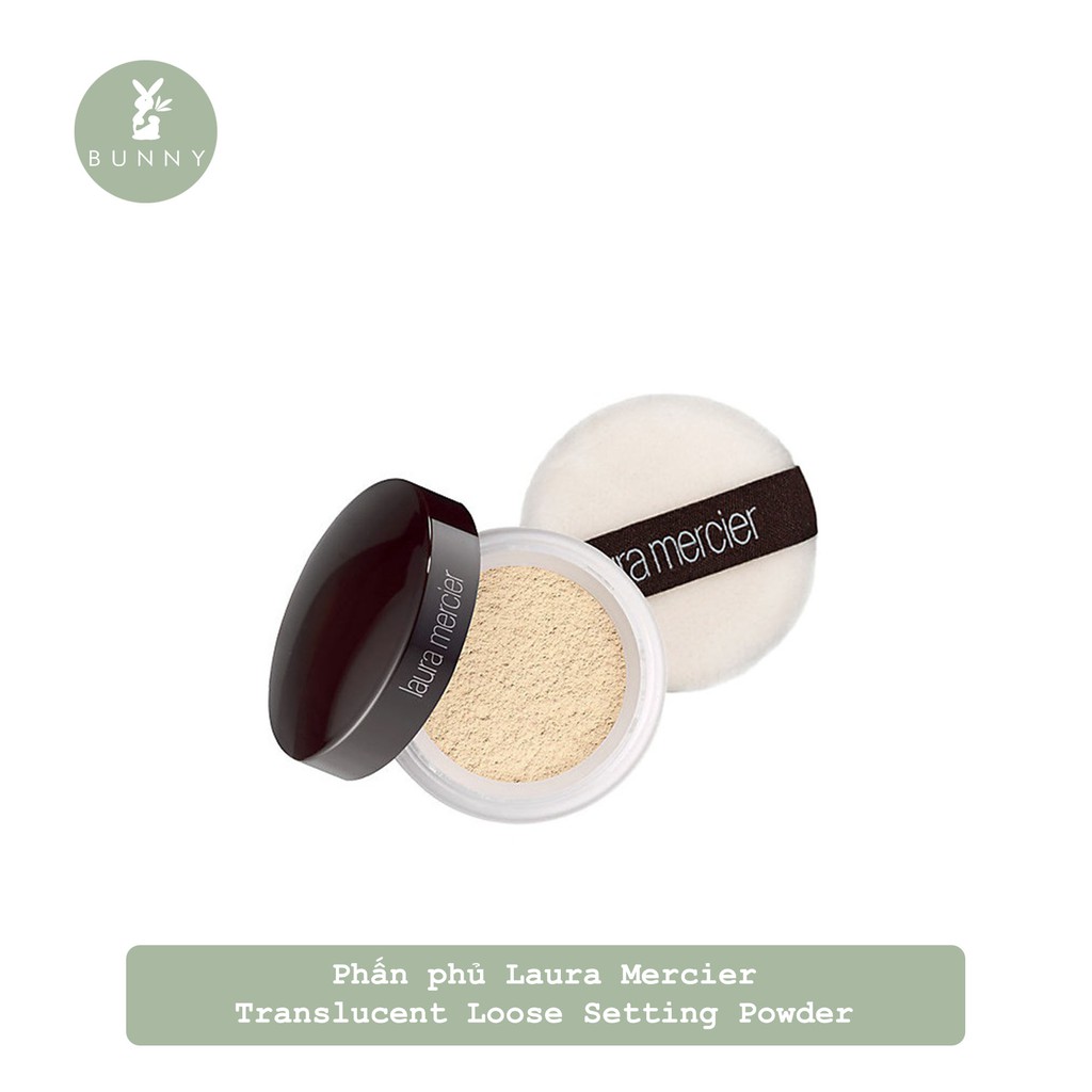 Phấn phủ Laura Mercier Translucent Loose Setting Powder Bunny Beauty hàng đủ bill