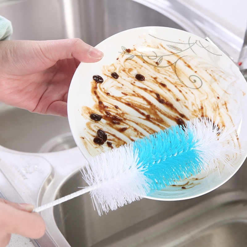 Bàn Chải Nylon Vệ Sinh Bình Sữa Em Bé Tiện Dụng