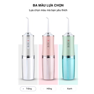 Máy Tăm Nước Cầm Tay Oral Irrigator(Tặng kèm 4 đầu tăm) Bảo Hành 1 Đổi 1 Trong Vòng 3 Tháng