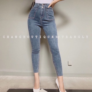 QUẦN JEAN HACK CHÂN 2 CÚC SIÊU HOTT