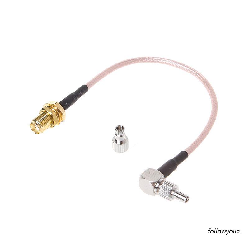 Đầu Nối Sma Cái Sang Crc9 / Ts9 Rg316 15cm