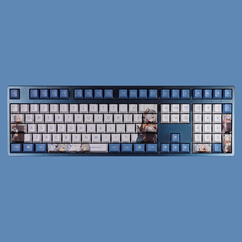 Shen He Keycaps Cherry Hồ Sơ Genshin Impact Chủ Đề Keycap Anime PBT DYE ...
