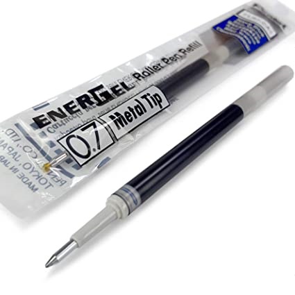 Ruột bút Pentel energel nét 0.5/ 0.7/ 1.0mm, ngòi viết mực nước Pentel các màu xanh/ đỏ/ đen