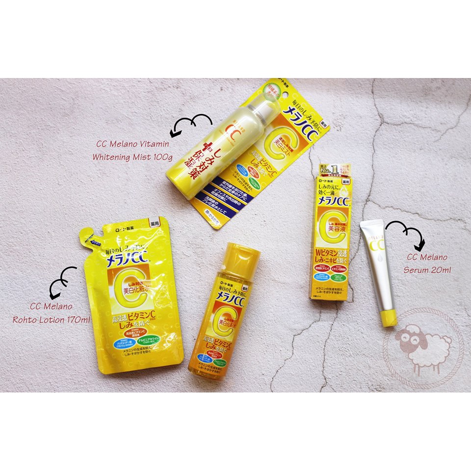 Lotion Dưỡng Trắng Da Rohto Melano CC Lotion