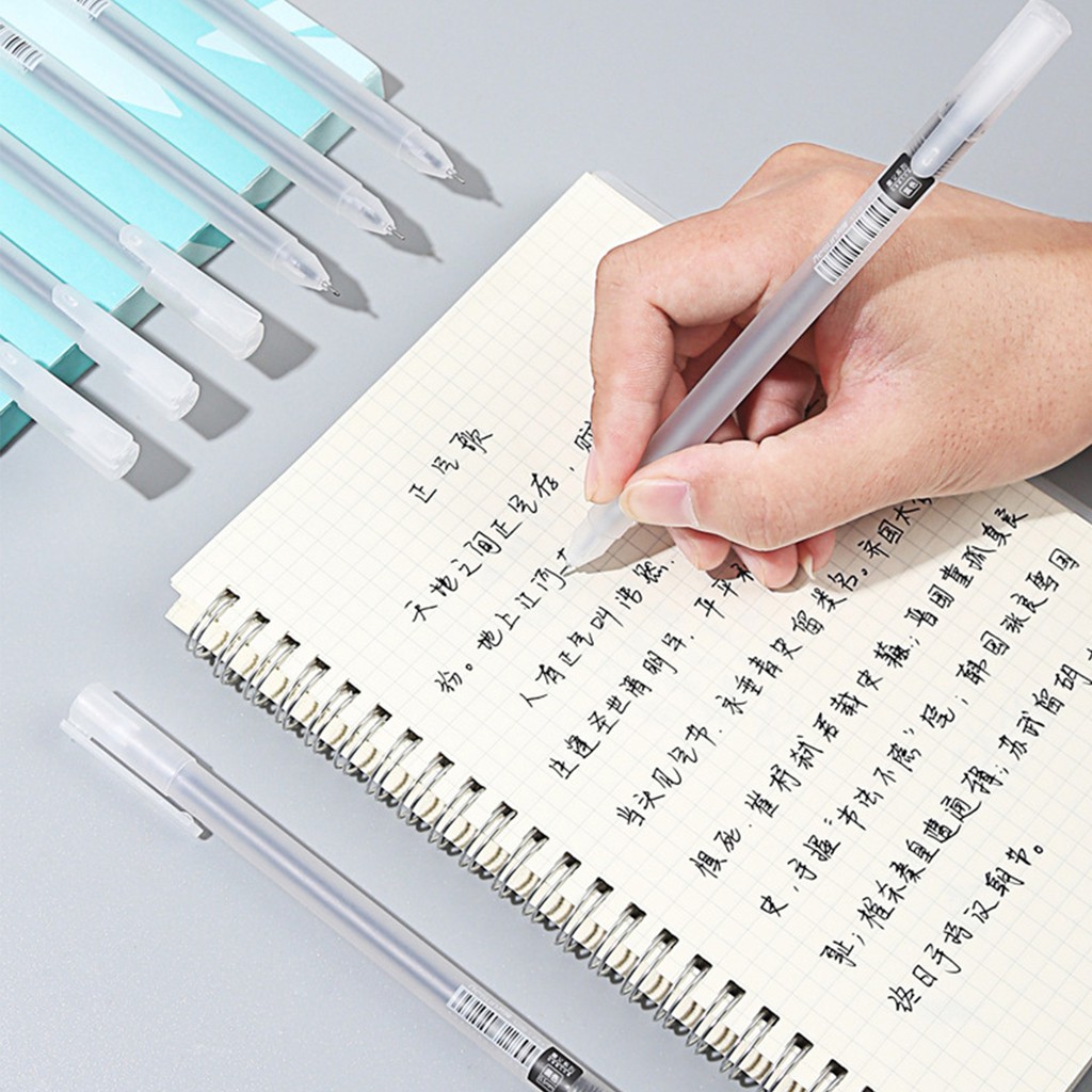 Bút bi mực nước ngòi 0.5mm phong cách Nhật Bản độc đáo