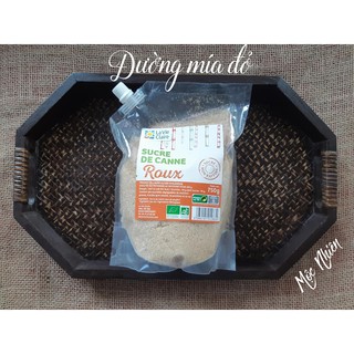 Đường mía thô hữu cơ pháp - mía đỏ 750gram