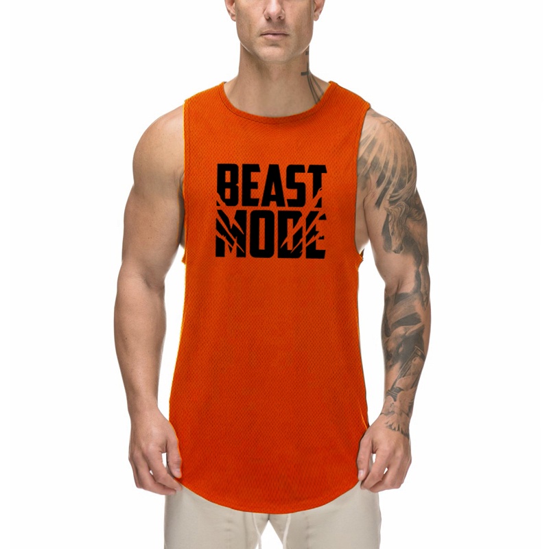 Áo Thun Thể Thao Không Tay In Họa Tiết Cá Tính Theo Phong Cách Mùa Hè Dành Cho Nam