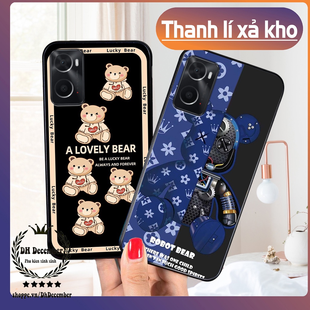 Ốp lưng Oppo A36 / A76 in hình 3D lucky, gấu Brick xinh xắn - KHÔNG NÊN BỎ LỠ
