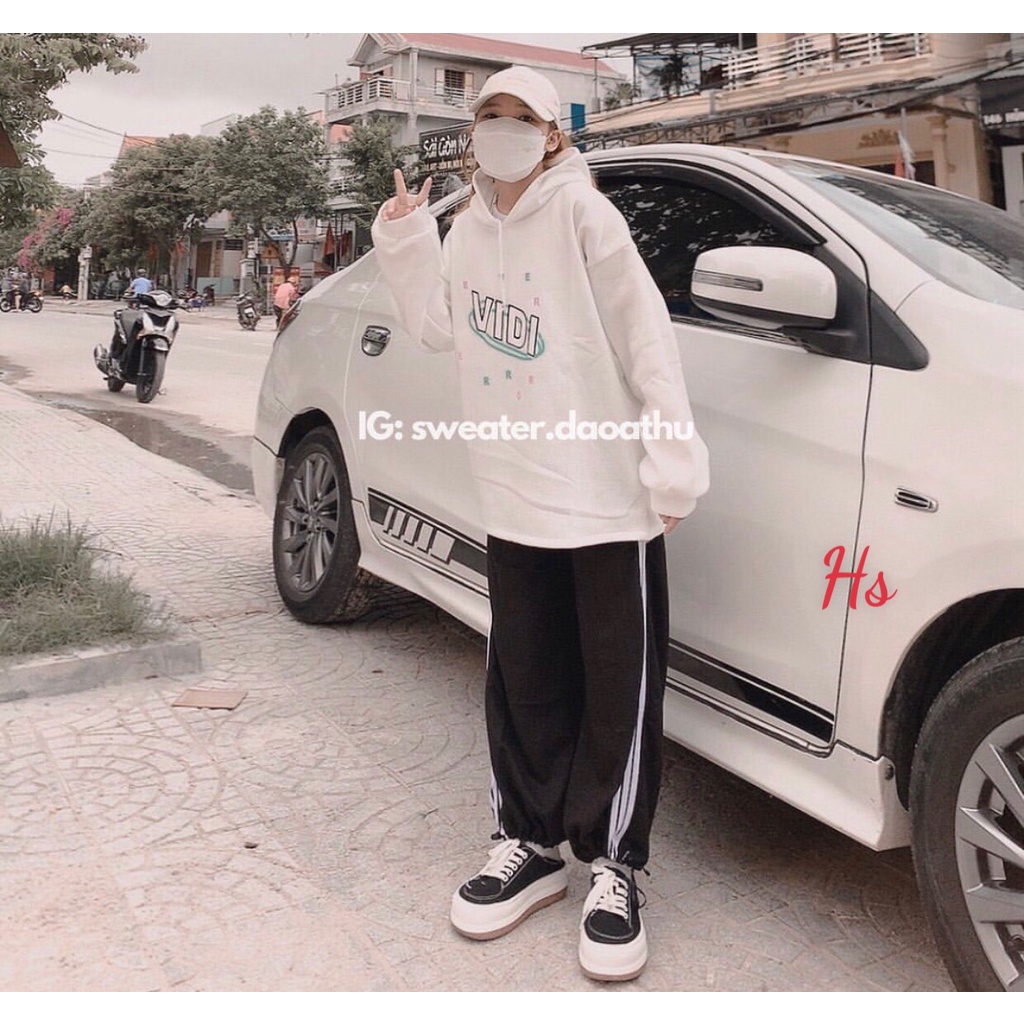 Áo Hoodie Trắng In Vidi Chất Liệu Chân Cua Đẹp Mịn Wild.Goute SP000809 | BigBuy360 - bigbuy360.vn