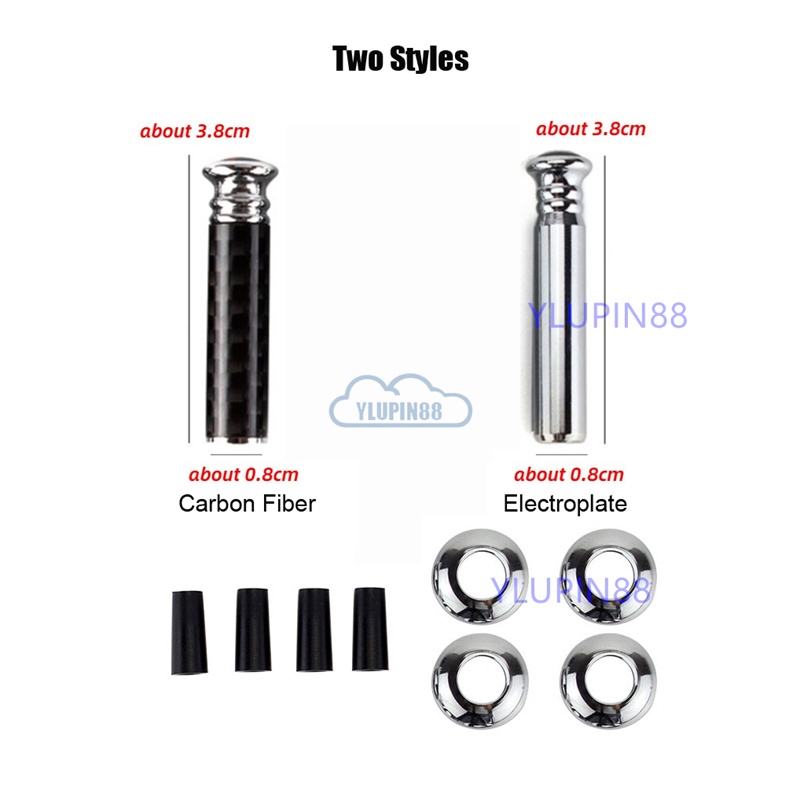 Bộ 4 Chốt Khóa Cửa Xe Hơi Bằng Sợi Carbon Cho Mercedes Benz amg W203 W210 W211 W124 W204 W202 W212 C200 W205 W220 190E W140