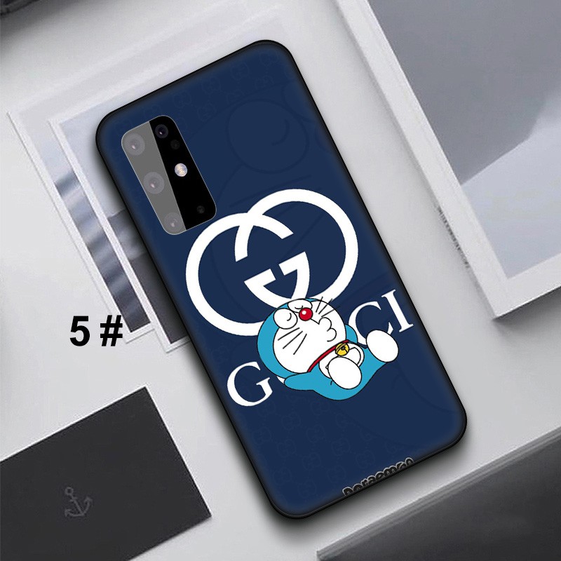 Samsung Galaxy S10 S9 S8 Plus S6 S7 Edge S10+ S9+ S8+ Protective Soft TPU Case MA16 Doraemon x Guci Pattern Cool Casing Soft Case