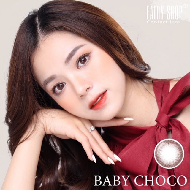 Kính áp tròng Baby Choco 3Da choco 14.0mm - Kính Áp Tròng FAIRY SHOP CONTACT LENS